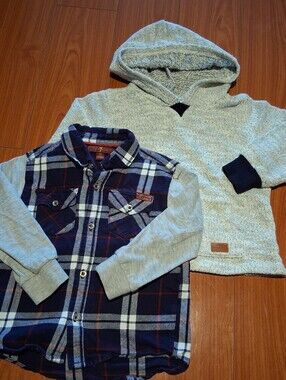 7 For All Mankind Boys 4T Shirt & Sweater Set